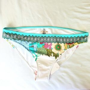 Johnny Was Floral Bathing Suit Bottoms NWOT